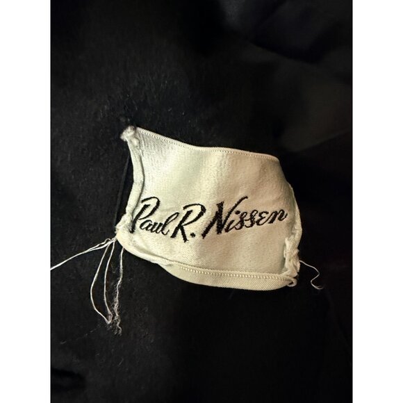 Vintage Paul R.Nissen Woman Coats Small Union Label Wool Button Up Winter Coat - Picture 7 of 9